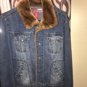 Jean Jacket With Fur